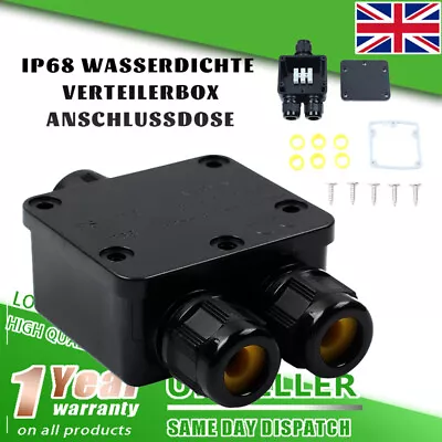£7.79 • Buy Waterproof Electrical Junction Box Cable Connector Wire IP68 Outdoor XY 3 Way