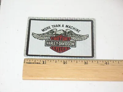 Harley Davidson 1980s Vintage Prism Prismatic Decal Sticker More Than A Machine • $19.99