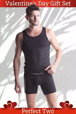 £65 • Buy Unico Classic VEST BLACK Microfibre. Gift Set 