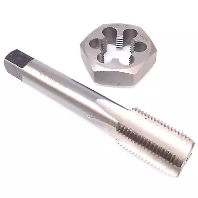 US Stock HSS 3/4-16 Tap & 3/4-16 Hexagon Die Thread Right Hand Set • $29.48