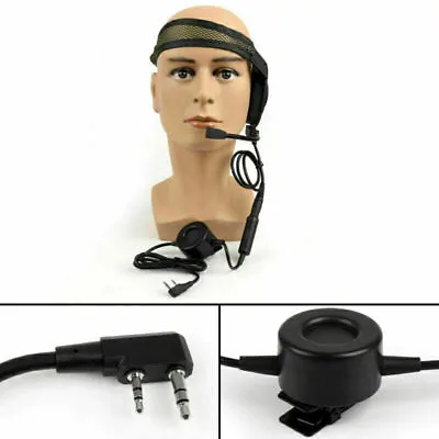 5x 2Pin HD01 Z-Tactical Bowman Elite Headset Waterproof PTT For Kenwood Radio E7 • £95.98