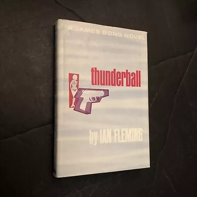 THUNDERBALL A James Bond Novel By Ian Fleming Vintage 1961 BC Hardcover Edition • $16.49