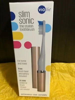 Violight Violife Slim Sonic Electric Toothbrush - Rose Gold (vss110) • $20.99