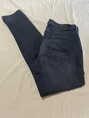 Hollister Jeans Mens 34x34 Black Skinny Epic Flex California Stretch Denim • $17.67