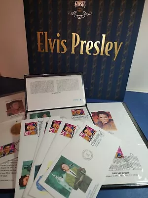Vintage USPS Elvis Commemorative Collection Covers First Issue Coin - Lot Of • $17.50
