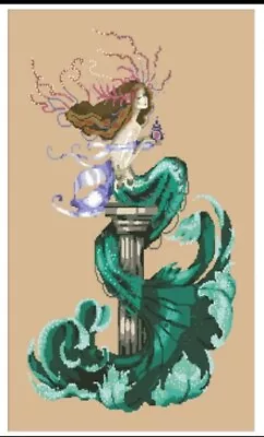 Chasing Dreams Mermaid Cross Stitch Kit Mermaid Needle Point Craft Kit #392 • $37.99