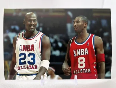 2003 Michael Jordan & Kobe Bryant 4x6 Photo 🔥 Legends 🔥 All Star Weekend • $5.45