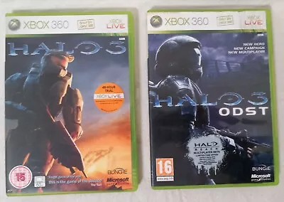 Halo 3 & ODST Bundle Xbox 360 Complete In Box Tested & Working • £3.50