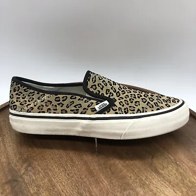 Vans UltraCush Suede Leopard  Slip-On Sneaker VN0A3MVD4Y5 Womens Shoes Size 9 • $26.97