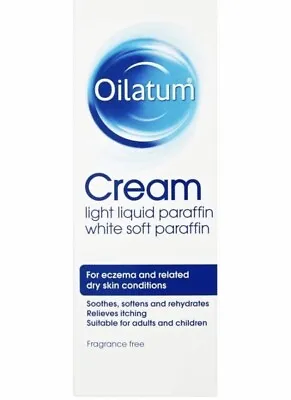 Oilatum Cream Light Liquid Soft Paraffin For Eczema & Related Conditions 150g • £6.50
