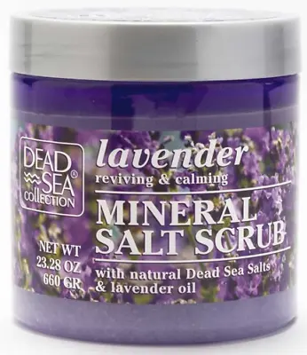 £6.89 • Buy  Dead Sea Collection Lavender Oil Mineral Salt Bath Body Scrub  Large 660 G