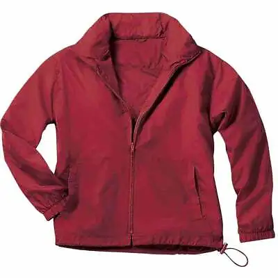 River's End FullZip Nylon Anorak Mens Red Casual Athletic Outerwear 3387-RD • $9.99