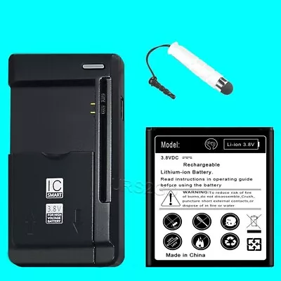 6270mAh Excellent Battery Universal Dock Charger Stylus F Samsung Galaxy S4 L720 • $24.42
