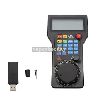 CNC 4 Axis Wireless Handwheel MPG Pendant USB Mach 3 For 4 Axis Milling Machine • $76.95