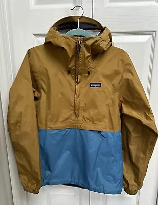 Patagonia SZ XS Torrentshell H2no Pullover Oaks Brown 83932 OKSB • $50