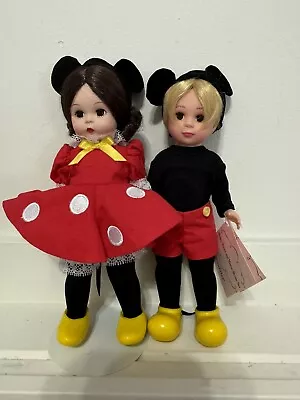 Madame Alexander 8” Dolls #31641 - Mickey Mouse And Minnie Mouse Set • $136.99