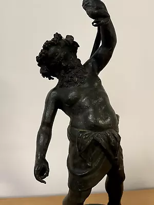 Vintage Italian Bronze Sculpture Of Silenus Roman God • $275