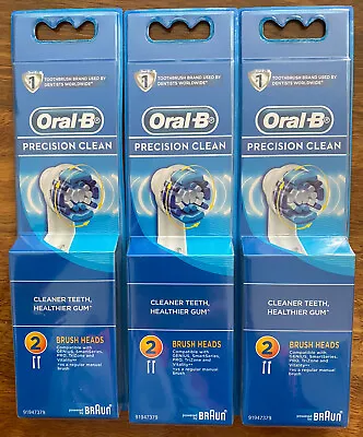 6 X Oral-B Electric Toothbrush Replacement Precision Clean Heads. Freeship • $26.95