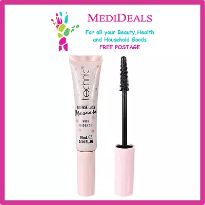 Technic Intense Lash Black Mascara With Jojoba Oil - 10ml • £3.25