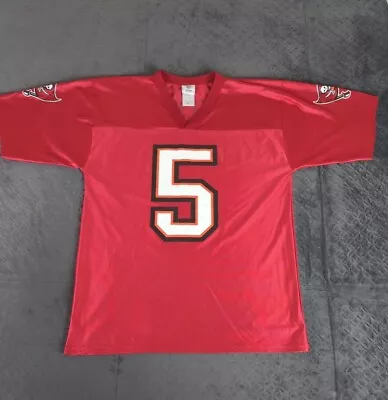 Josh Freeman Tampa Bay Buccaneers Jersey NFL Apparel Short Sleeve Men Medium Red • $17