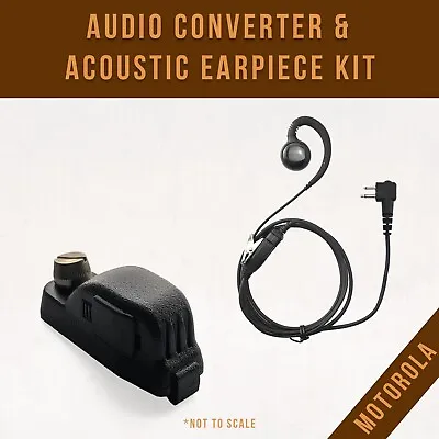 Audio Adapter Kit 2-Pin To Multi-Pin W/Earpiece For Motorola Radios XTN500 CP200 • $26.99