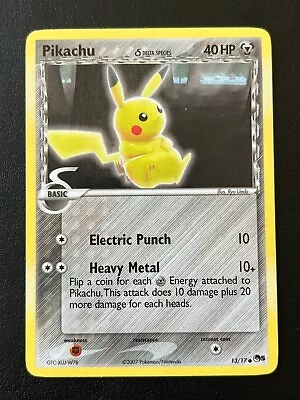 Pikachu 13/17 Pop Series 5 Delta Species Promo Rare Pokemon Card LP • $10.99