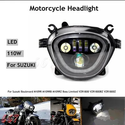 Motorycle LED Headlight DRL Assembly For Suzuki Boulevard M109R M90 VZR1800 • $379.99