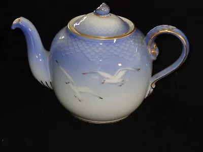 Bing & Grondahl B&G Copenhagen Porcelain SEAGULL Covered Teapot • $119.99