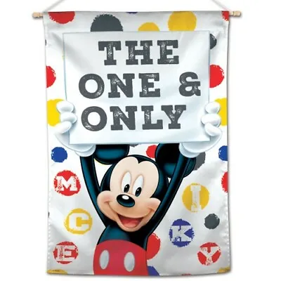 Mickey Mouse 28 X40  Banner Flag Disney Officially Licensed High Quality • $24.20