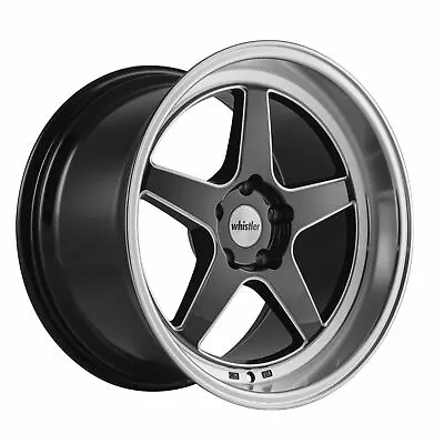 18x10.5 +25 Whistler KR2 5x114.3 Gloss Black Wheels (Set Of 4) • $769