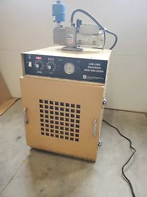 Lab-Line Squaroid Vacuum Oven  1400W Duo-Vac 100°C 1.7 Cu.Ft. 120 VAC • $1244.16