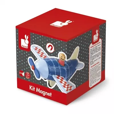 £17.49 • Buy Janod Magnetic Plane Kit (Wooden Toy)