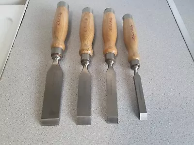 Robert Sorby Set Of 4  Chisels. 32mm + 25mm + 20mm + 12.5mm. Sheffield England!. • $48.98