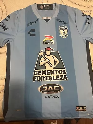 Luis Chavez Charly Large Pachuca Jersey Away Blue | Dinamo Moscu Mexico • $250