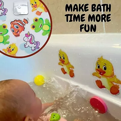 Baby Bath Non Slip Textured Stickers Anti Skid Safety Bathroom Treads For Kids  • £5.99