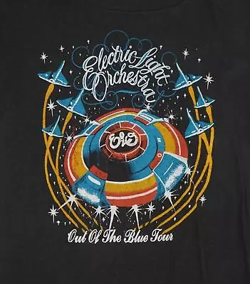 NEW NEW Electric Light Orchestra Tour 1978 Black T Shirt Gift Fans Size S To • $18.99