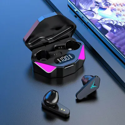 Gaming Headset Earbuds Bluetooth For Iphone Samsung Android Wireless Earphones • £9.11