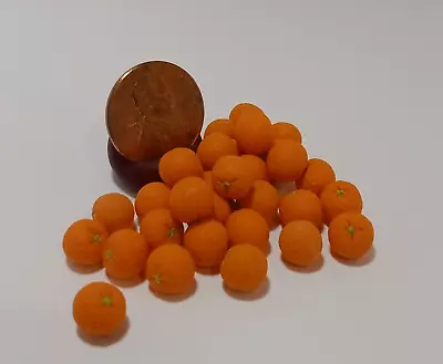 Miniature Dollhouse 3 Oranges 1:12 Scale Fruit Vegetable Christmas Food Kitchen • $4.80