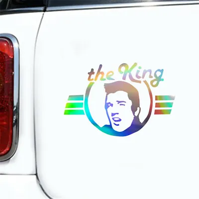 £3.71 • Buy 2Pcs The King Elvis Presley Art Decal Motorbike Window Laptop Car Door Stickers
