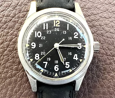 Vintage Benrus Military Wristwatch Vietnam October 1968 Serviced Patina Works • $157.50