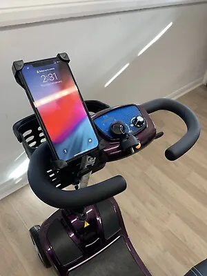 Mobility Scooter Fully Adjustable Smart Mobile Phone Holder Fits One Rehab • £9.99