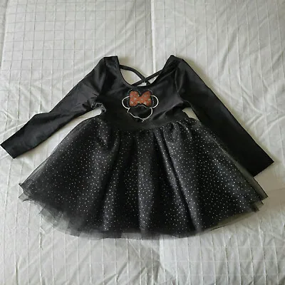 Disney Minnie Mouse Tutu Dress With Crinoline Skirt Sz. 2T  Black • $12.99