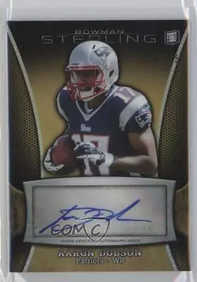 2013 Bowman Sterling Gold Refractor /25 Aaron Dobson #BSA-AD Rookie Auto RC • $14.34