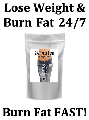 Strong Diet Pills Burn Fat 24/7 Keto Slimming Burner Lose Weight Loss 60 Tablets • £6.95