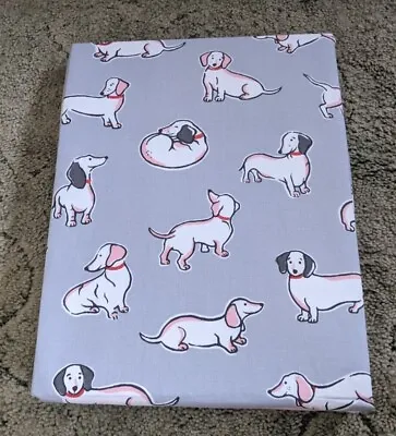 Cath Kidston Dachsund Dog Single Duvet Cover + Pillowcase 100% Cotton Brand New • £15
