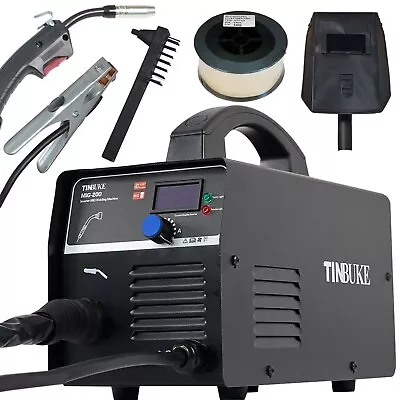 £100 • Buy 200A IGBT MIG Welder MIG200 NO Gas/Gasless Welding Machine Copper Iron Metal