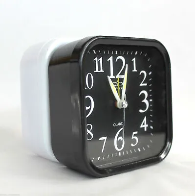 $14.99 • Buy Minimalist Analog Alarm Clock Analogue Clocks Battery Desktop Table Bedside