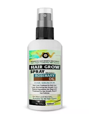 £9.99 • Buy Hair Growth Regrowth ROSEMARY Serum Oil Anti-Loss Treatment Spray 100ML 🔥