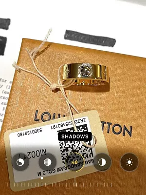 Ring Louis Vuitton Monogram New With Box Receipt Size: Medium Unisex • $750