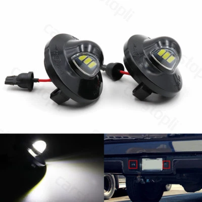 $21.98 • Buy Pair LED License Plate Lights For Ford F150 Expedition Explorer Ranger Lincoln